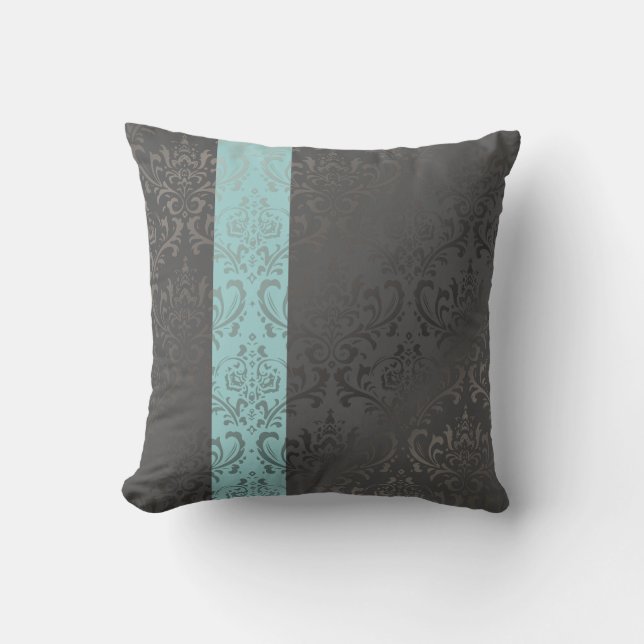 PixDezines rossi damask/diy background colours Cushion (Front)