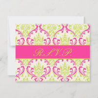 PixDezines Rossi Damask, RSVP for 5x7 invites