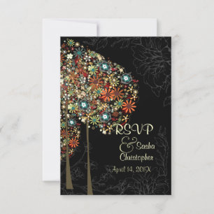 PixDezines rsvp Autumn Blooms/DIY colour Card