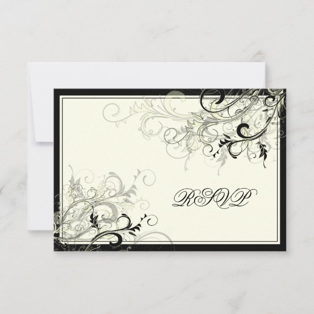 PixDezines RSVP BLACK SWIRLS/DIY BACKGROUND (Front)