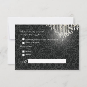 PixDezines rsvp crystal chandelier+Desiree Damask