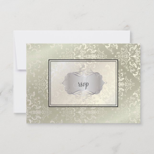 PixDezines rsvp Étienne Damask (Front)