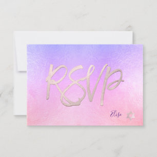 PixDezines RSVP H2 Ombre Purple+Pink Bat Mitzvah✡