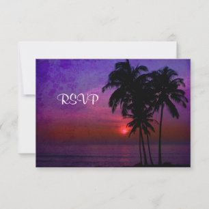 PixDezines rsvp hula sunset