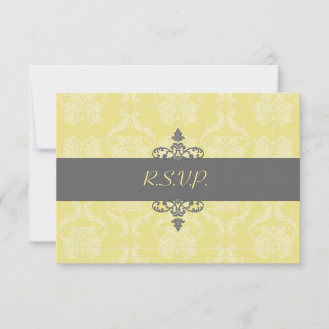 PixDezines rsvp Liliana Damask, customisable (Front)