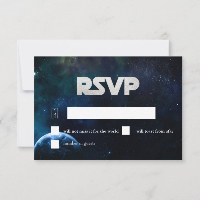 PixDezines RSVP Midnight Sky Bar Mitzvah ✡ Invitation (Back)