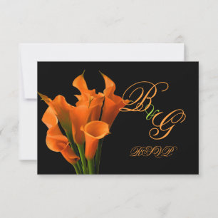 PixDezines rsvp orange calla lily/DIY background