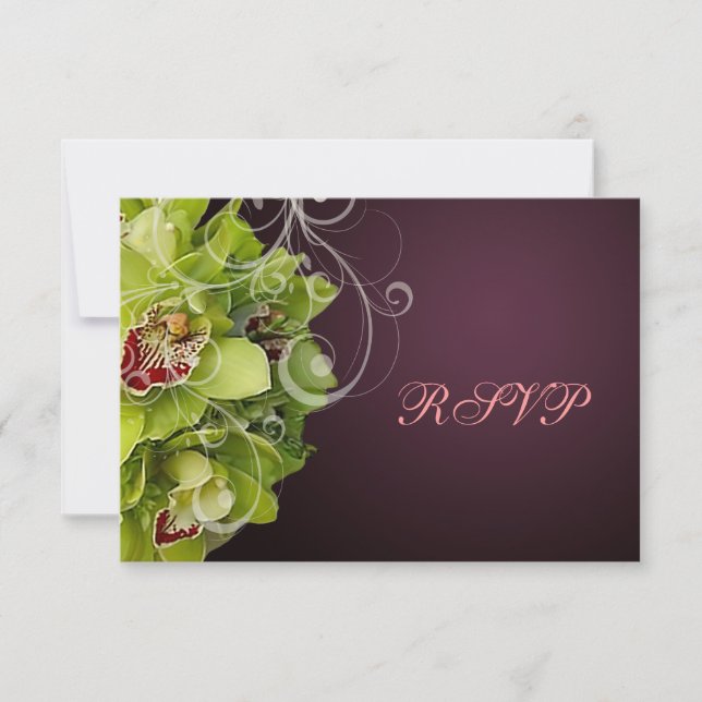 PixDezines RSVP Orchid + Ornamental Flourish (Front)
