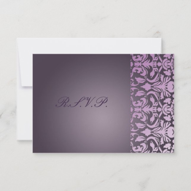 PixDezines rsvp plum flora damask/diy background (Front)
