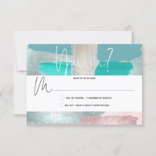 PixDezines RSVP Sage Coral, Colour Block