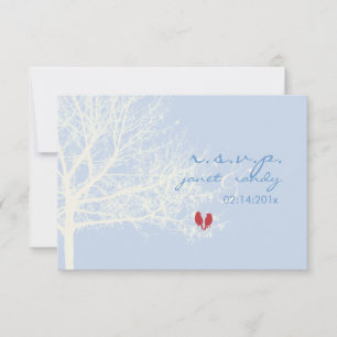 PixDezines rsvp Snow Birds/Winter/DIY colours Card