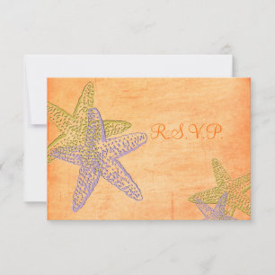 PixDezines rsvp, starfish for 5x7 RSVP Card