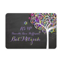 PixDezines rsvp tree of life Bat Mitzvah