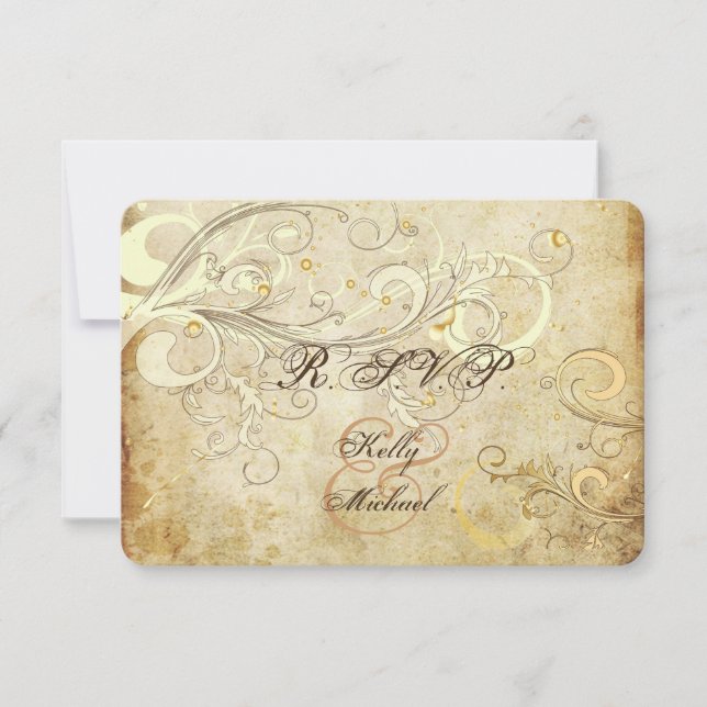 PixDezines RSVP VINTAGE CREAM SWIRL/LUXE SHIMMER (Front)