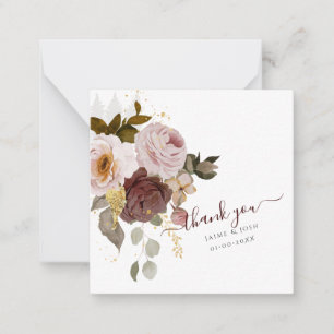 PixDezines Rustic Boho Autumn Flowers Card