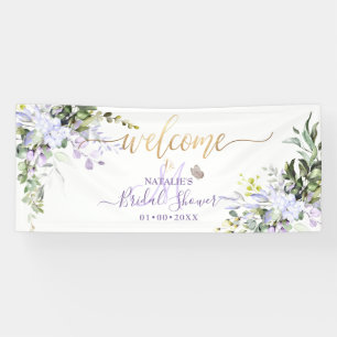 PixDezines Rustic Purple Gum Eucalyptus Banner