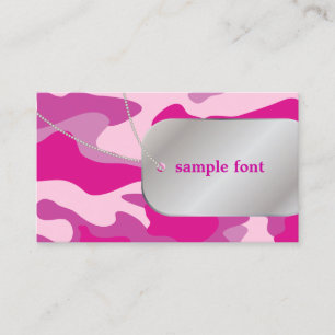 PixDezines Sassy Pink Camo+Dog Tags