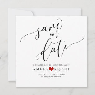 PixDezines Save Date/Fun Script/DIY background The Date