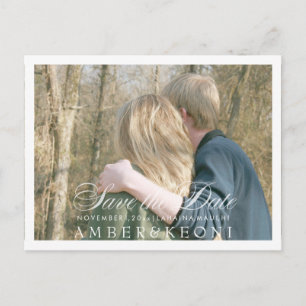 PixDezines Save the Date/Fancy Script Announcement Postcard