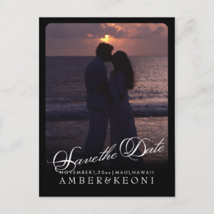 PixDezines Save the Date/Fancy Script Announcement Postcard