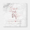 PixDezines Save the Date/Faux Rose Gold+Marble