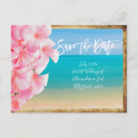 PixDezines/save the date/vintage hawaii