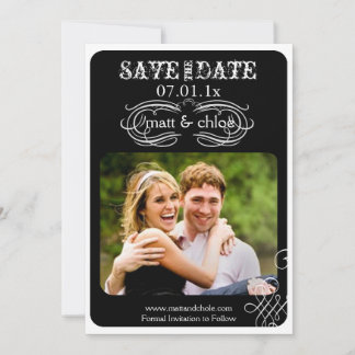 PixDezines scrolls/save date/DIY background colour Save The Date