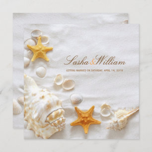 PixDezines SEASHELL/BEACH INVITATIONS/DIY Invitation