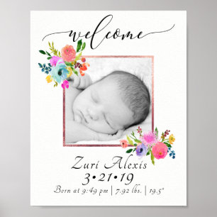 PixDezines Sip n See Welcome Poster