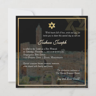 PixDezines sketch Tower of David/diy background Invitation