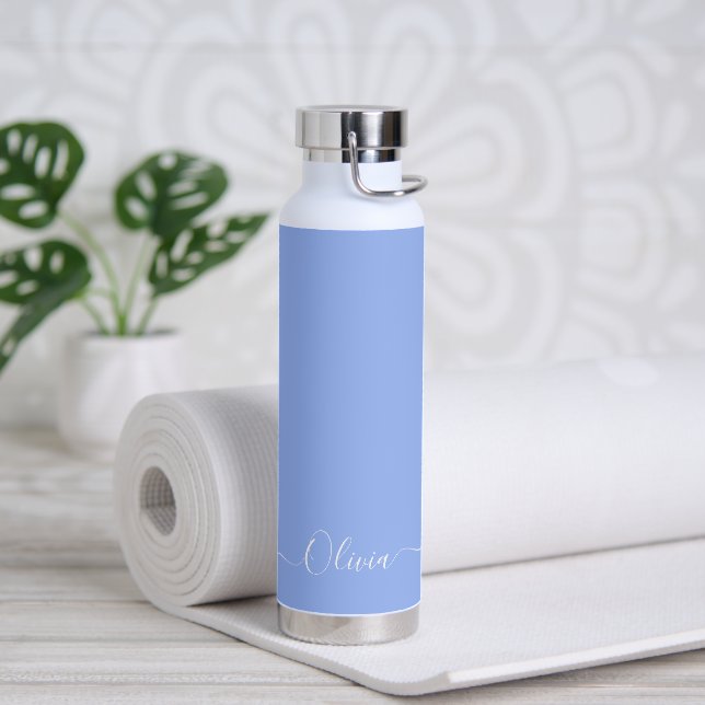 PixDezines Sky Blue DIY Colour Water Bottle (Yoga)