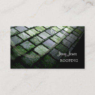 PixDezines Slate Roof, Roofing Business Card