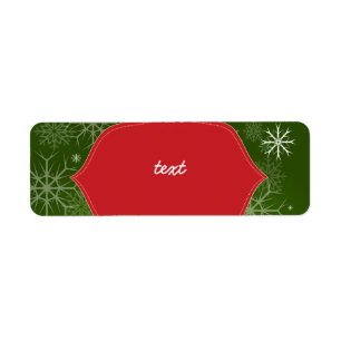 PixDezines Snowflakes White + Green