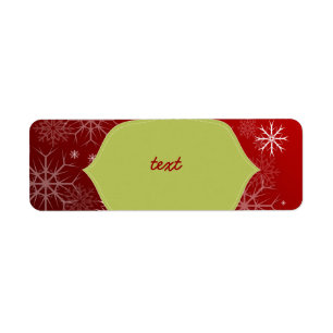 PixDezines Snowflakes White + Red