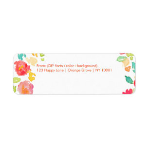 PixDezines sophie's garden/floral watercolor