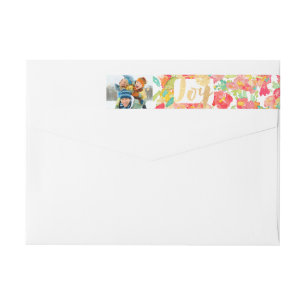 PixDezines sophie's garden/floral watercolor Wrap Around Label