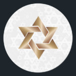 PixDezines star of david/copper/DIY background Classic Round Sticker<br><div class="desc">PixDezines gradient copper star of david envelope sealers/return address labels.    The background can be customised for any special occasion,  i.e.,  birthday open house,  etc.  

 Copyright © 2008-2014 PixDezines.com™ and PixDezines™ on zazzle.com</div>