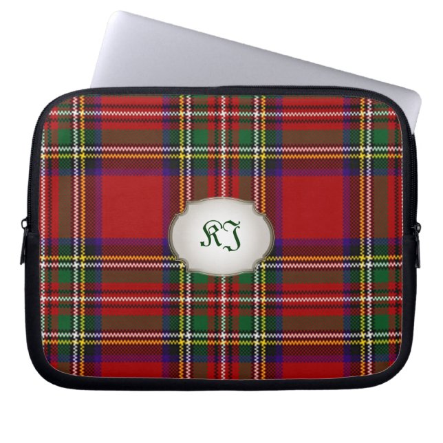 PixDezines stewart tartan Laptop Sleeve (Front)