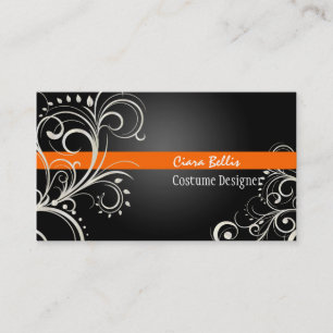 PixDezines Stylish Pearl Swirls Business Card