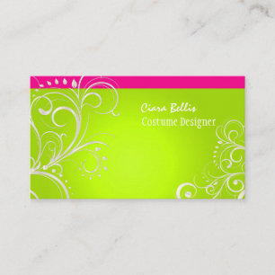 PixDezines Stylish Pearl Swirls Business Card