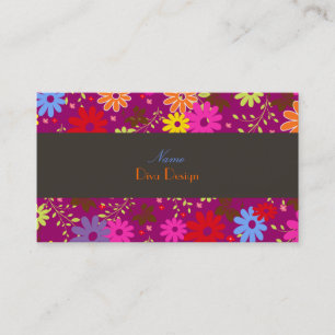 PixDezines Summer Blooms, BusinessCard Business Card