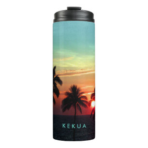 PixDezines Sunset at Mauna Kea Beach Thermal Tumbler