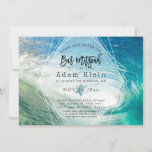 PixDezines Surfs Up, Pipeline Beach Bar Mitzvah Invitation<br><div class="desc">PixDezines surfs up, pipeline, a beach Bar Mitzvah. Palm trees swaying with rip curls coming right at you. Our dynamic design allows you to edit all elements. Click "customise it" button to edit images, rotate and add text / monogram. To view more of our beach, copy paste this URL: www.zazzle.com/pixdezines...</div>