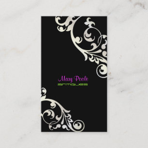 PixDezines swirls/diy background colour Business Card