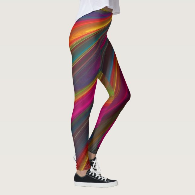 PixDezines Techno Dance/Neon Lights Leggings (Right)