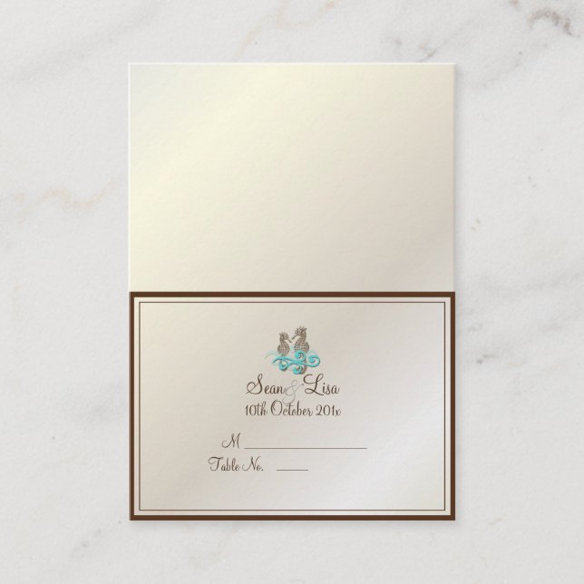 PixDezines Tent Place Card (Chubby Business Cards) (Front)