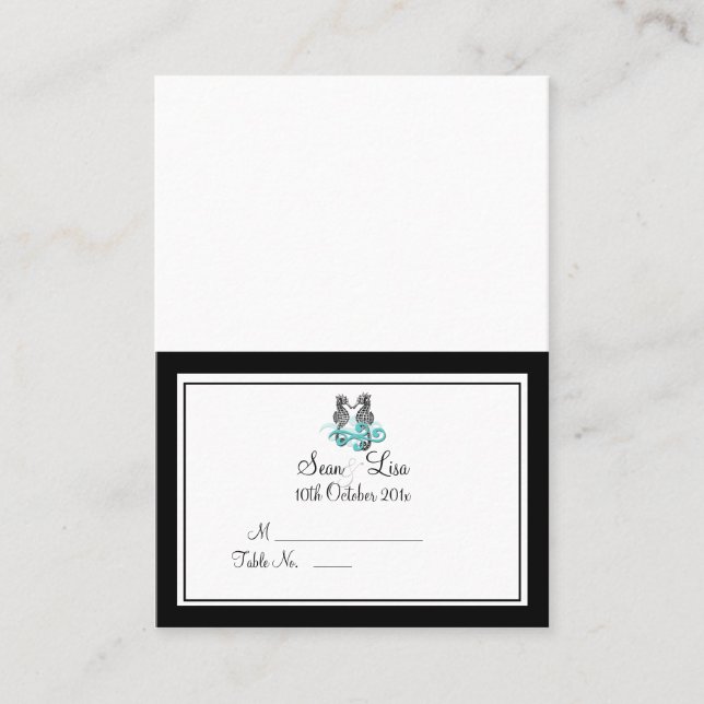 PixDezines Tent Place Card (Chubby Business Cards) (Front)