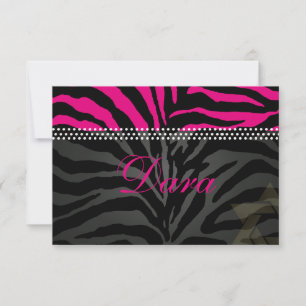 PixDezines thank you pink Zebra, Bat Mitzvah