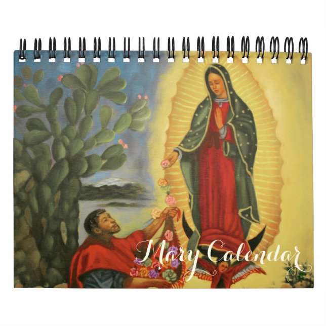 PixDezines The Virgin Mary/Apparitions Any Year Calendar (Cover)