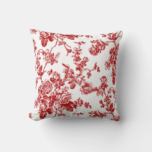 PixDezines toile/roses/vector/diy background Cushion